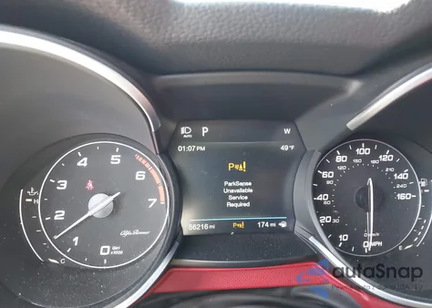 2019 Alfa Romeo Stelvio Ti Sport Awd from USA, damaged, VIN ZASPAKBN0K7C34141